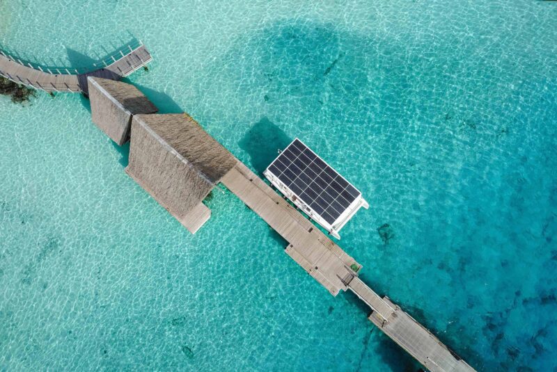 The SoelCat 12 offers emission free cruises with it's fully solar electric propulsion system