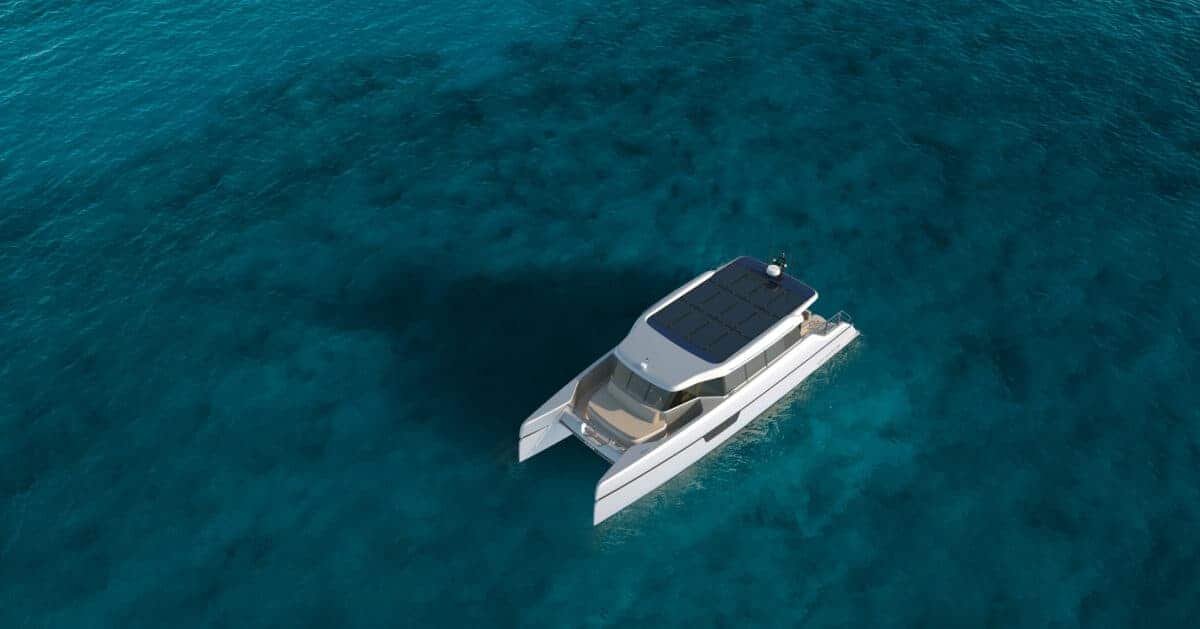 solar yacht fully electric
